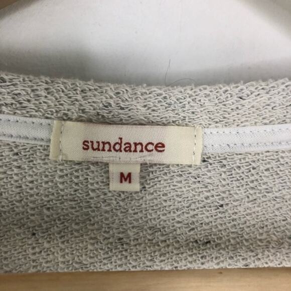 Sundance Lace Crochet Overlay Pullover Sweatshirt Size Medium - Picture 13 of 14